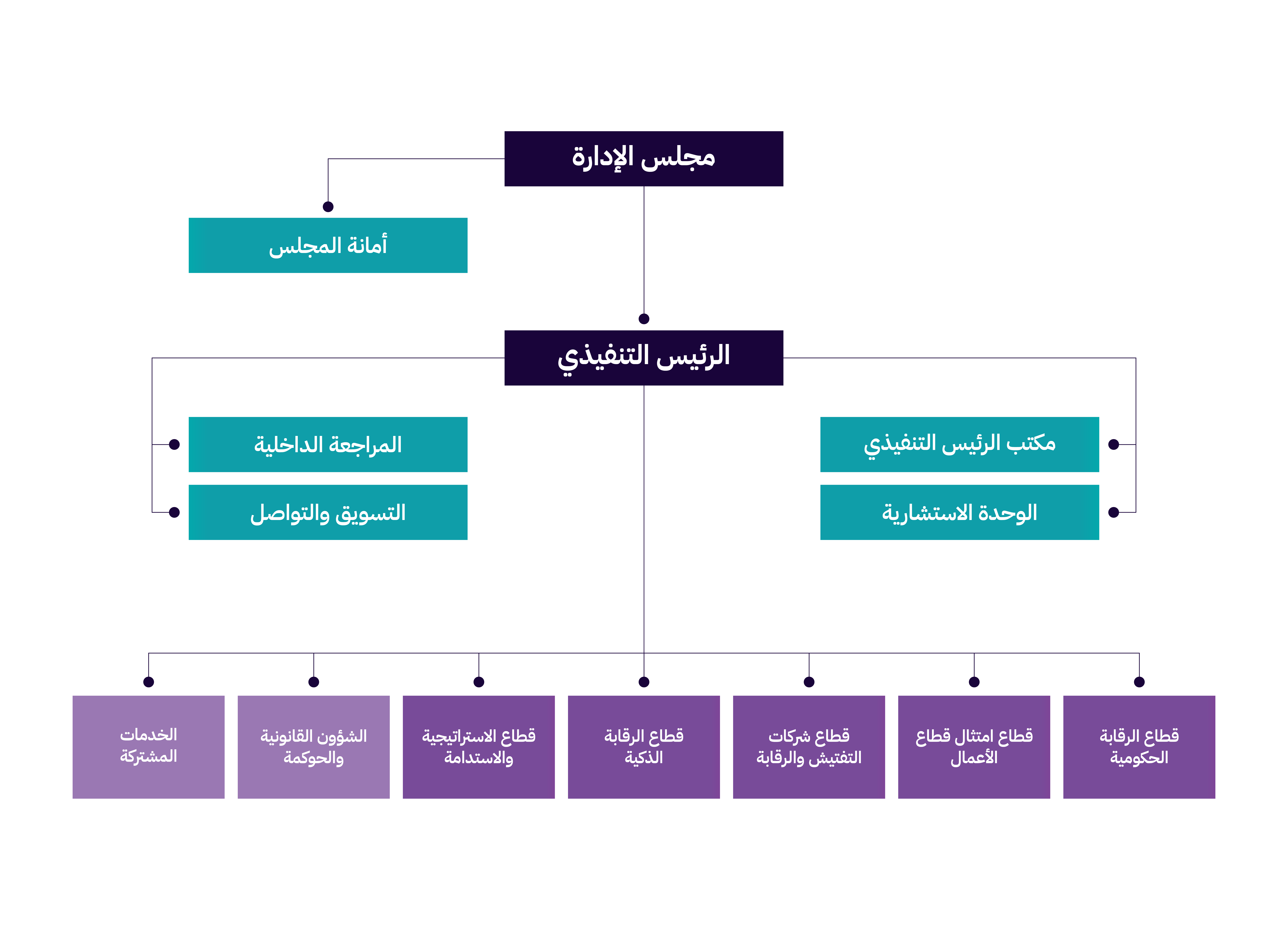 الهيكل التنظيمي